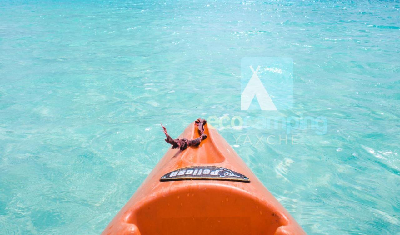 Ecocamping Yaxche บากาลาร์ ภายนอก รูปภาพ